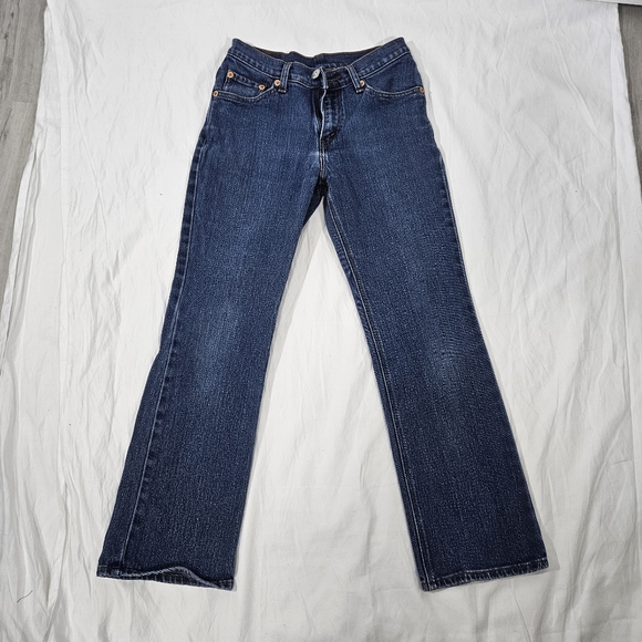 Levi's Dark Blue Bootcut Jeans - Picture 4 of 6